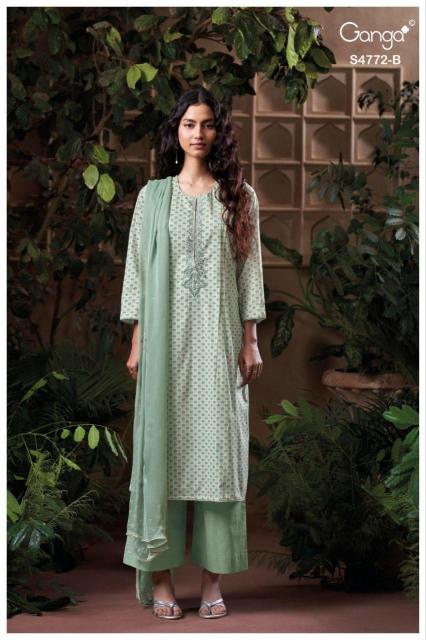 Ganga eirelia 4772 dress material wholesale market bangalore